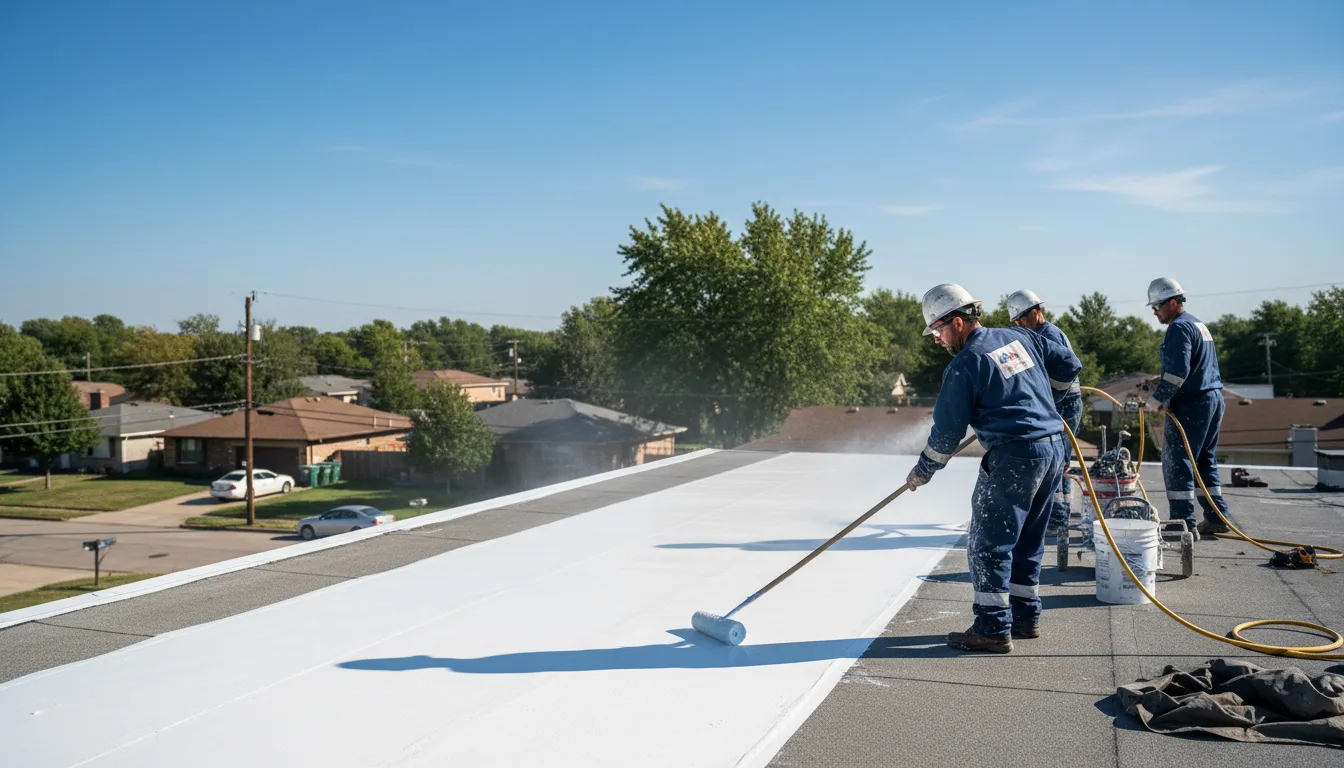Commercial roof coating in Hawks, MI near me